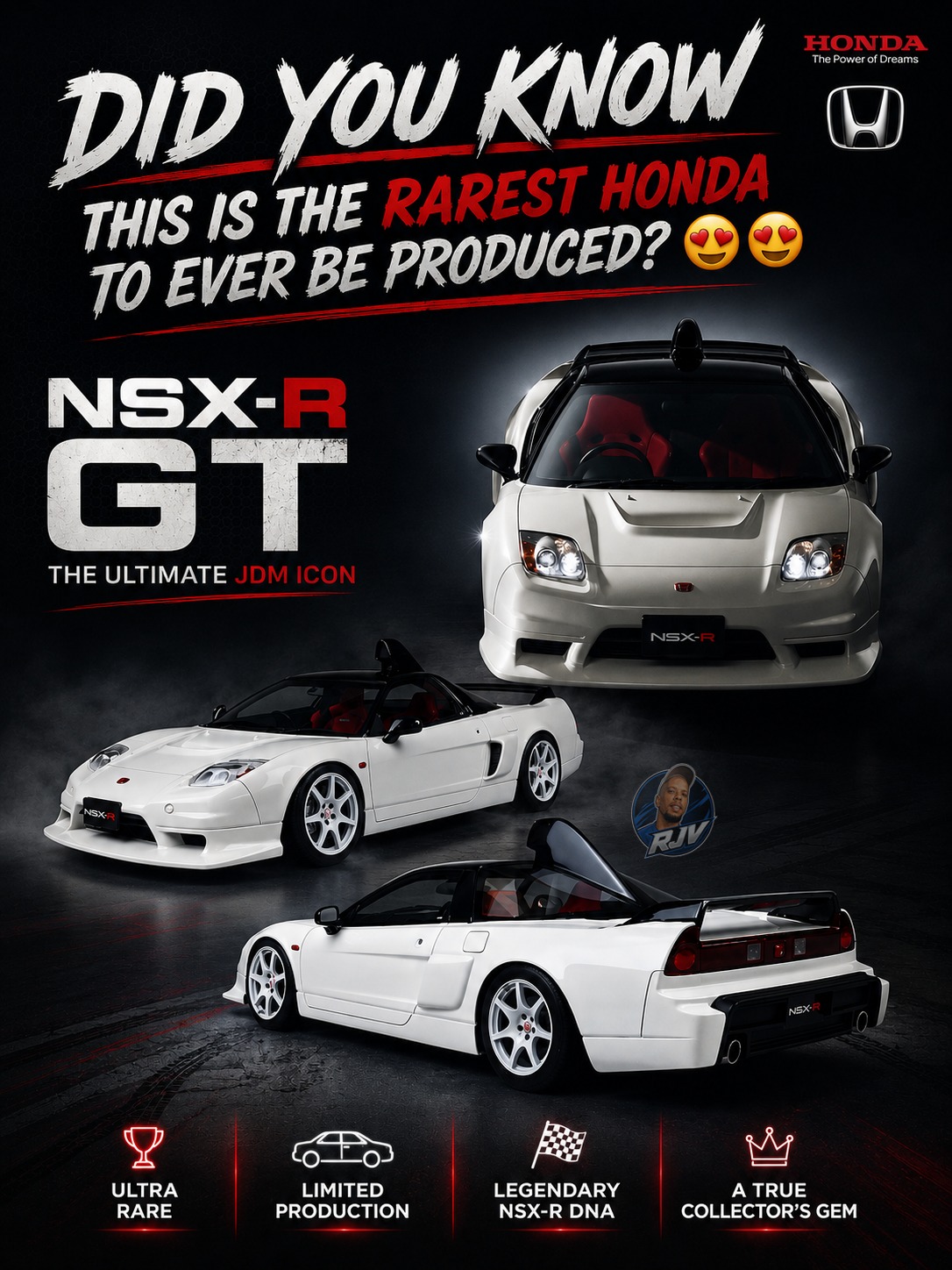 Honda NSX-R GT, the rarest JDM icon