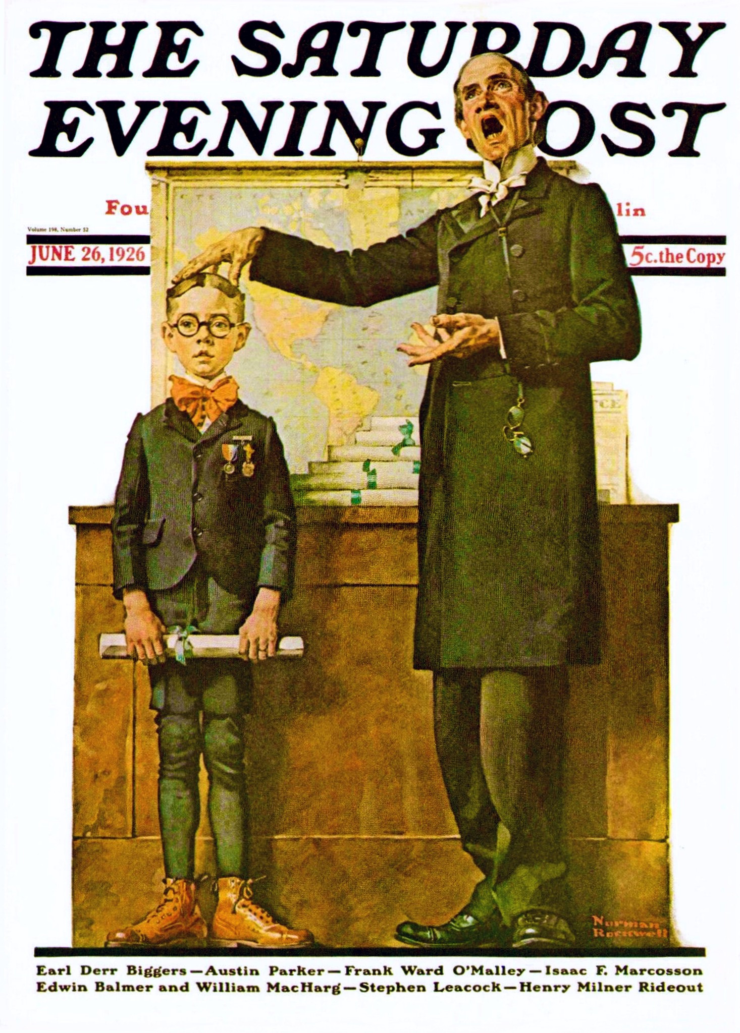 Norman Rockwell's 1926 Saturday Evening Post cover