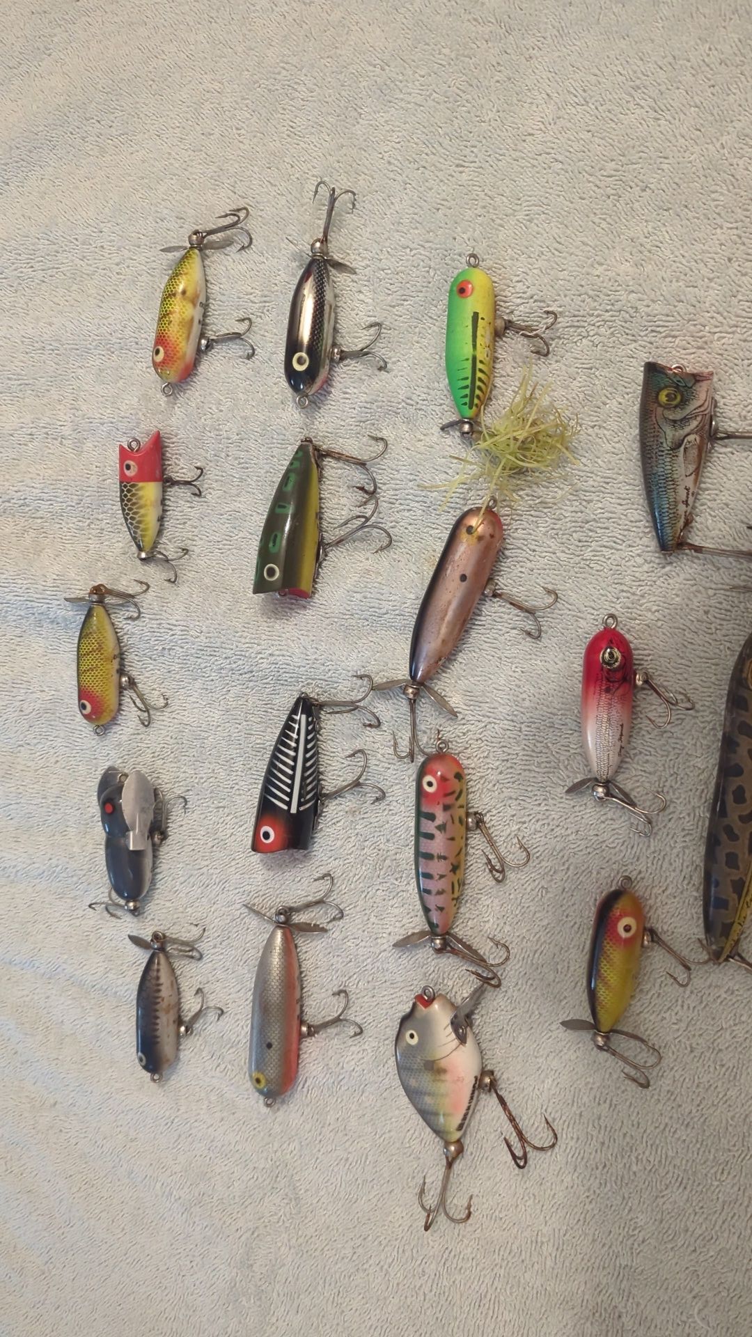 James Heddon's original topwater plug lure for black bass