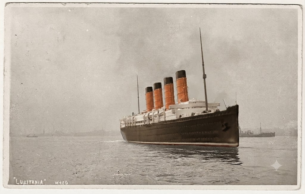 Gunze Sangyo 1:350 R.M.S. Lusitania model kit for sale