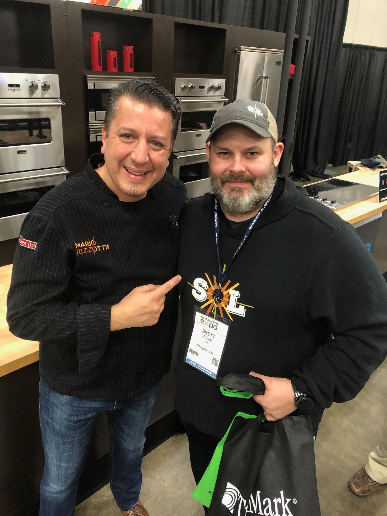Sol - Our two Sol-ful guys hanging with Mario Rizzotti at...