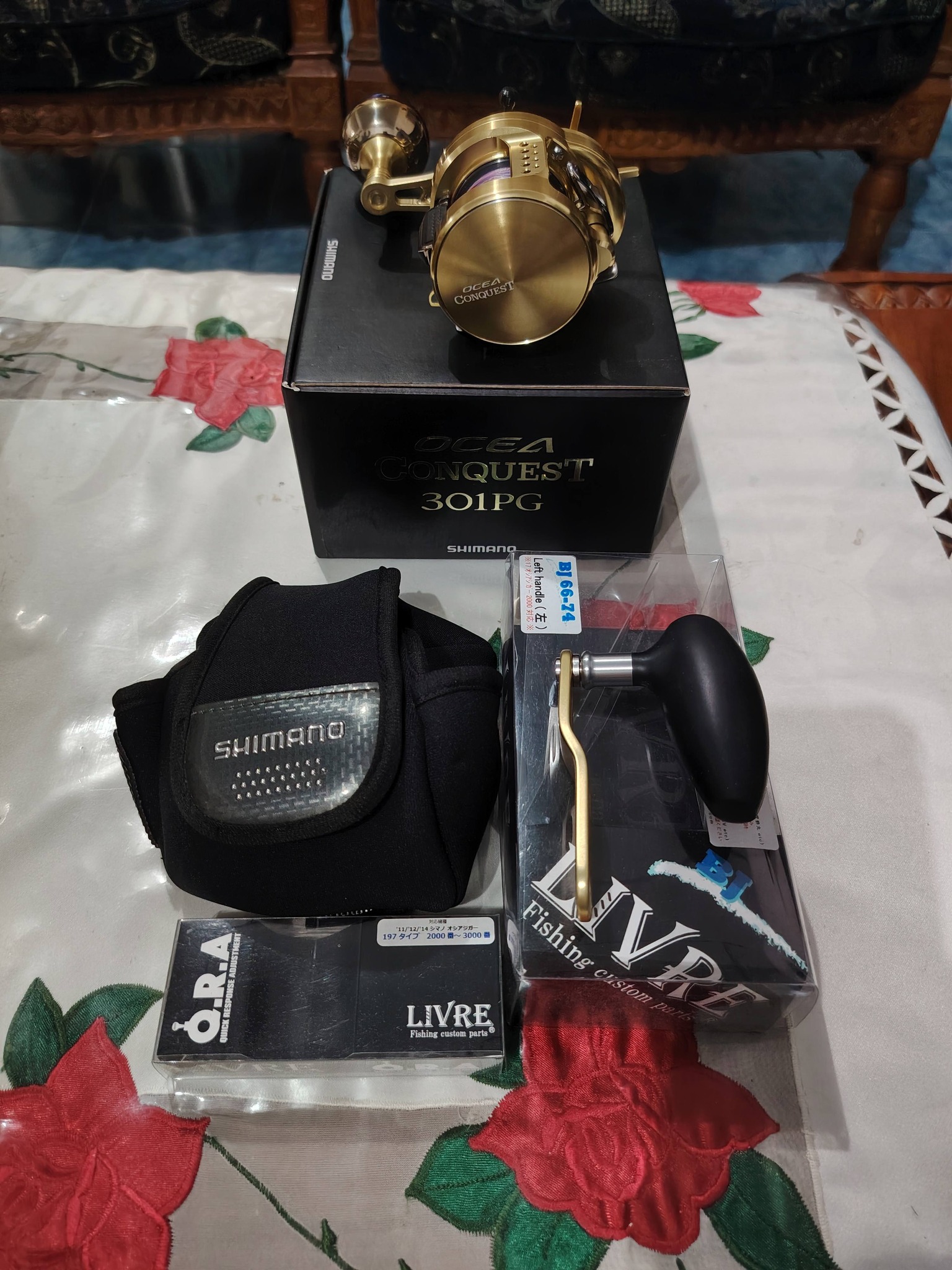Shimano Ocea Conquest 301PG fishing reel for sale with LIVRE Power