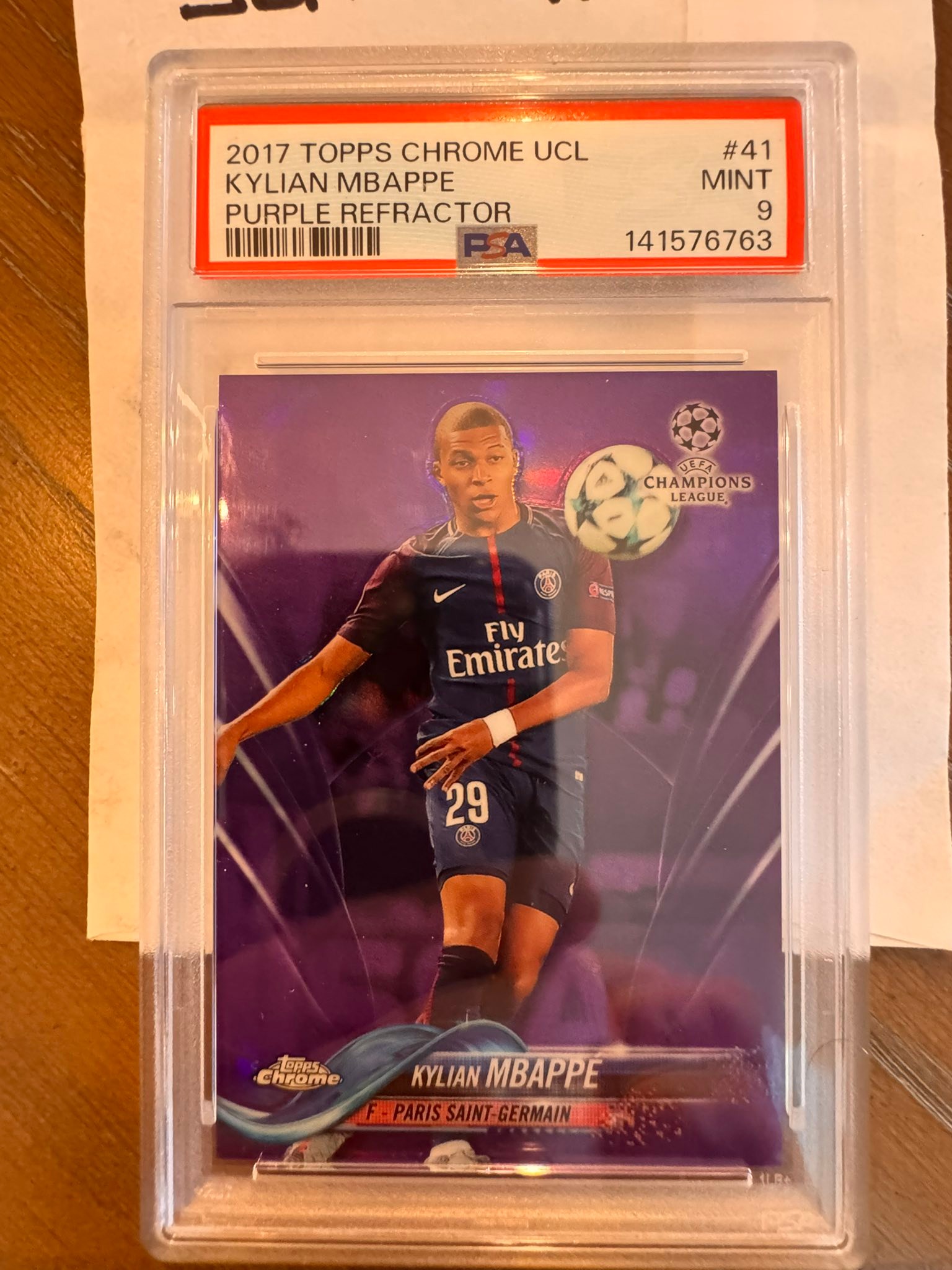 Where to find 2017 Topps Chrome Kylian Mbappe rookie card