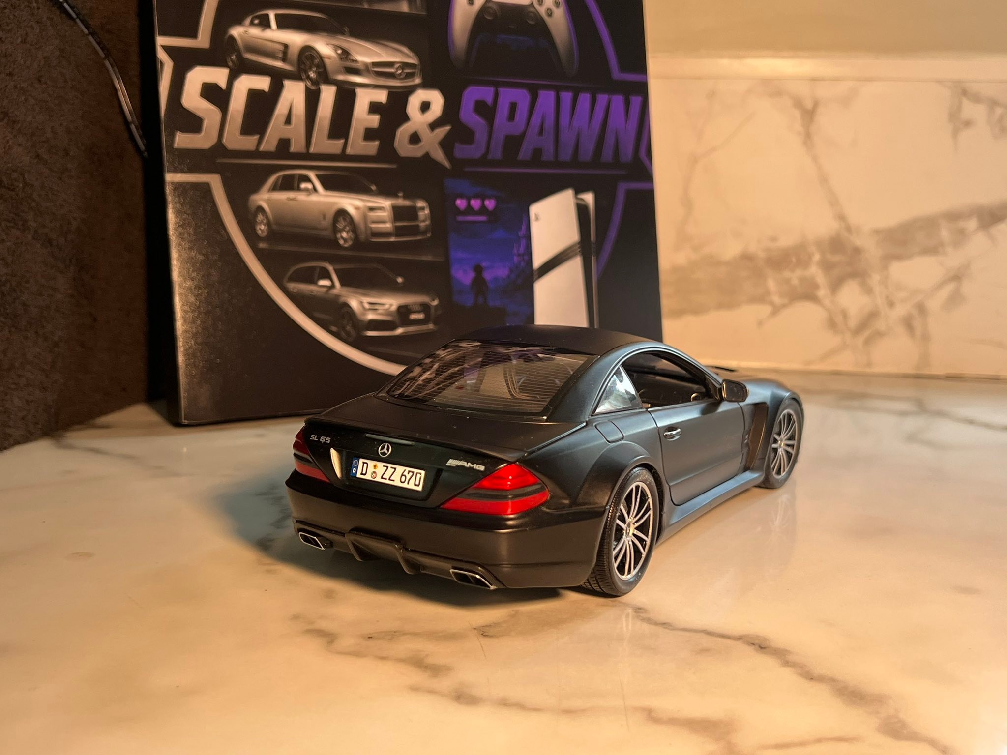Mercedes-Benz SL65 AMG Black Series diecast model