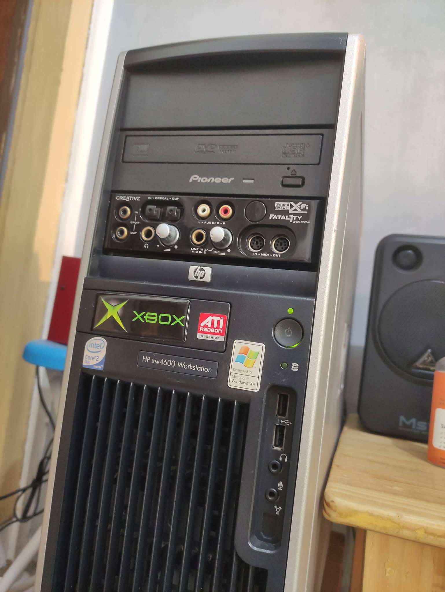 HP xw4600 workstation with Core2Duo E8400 and Radeon HD 4850