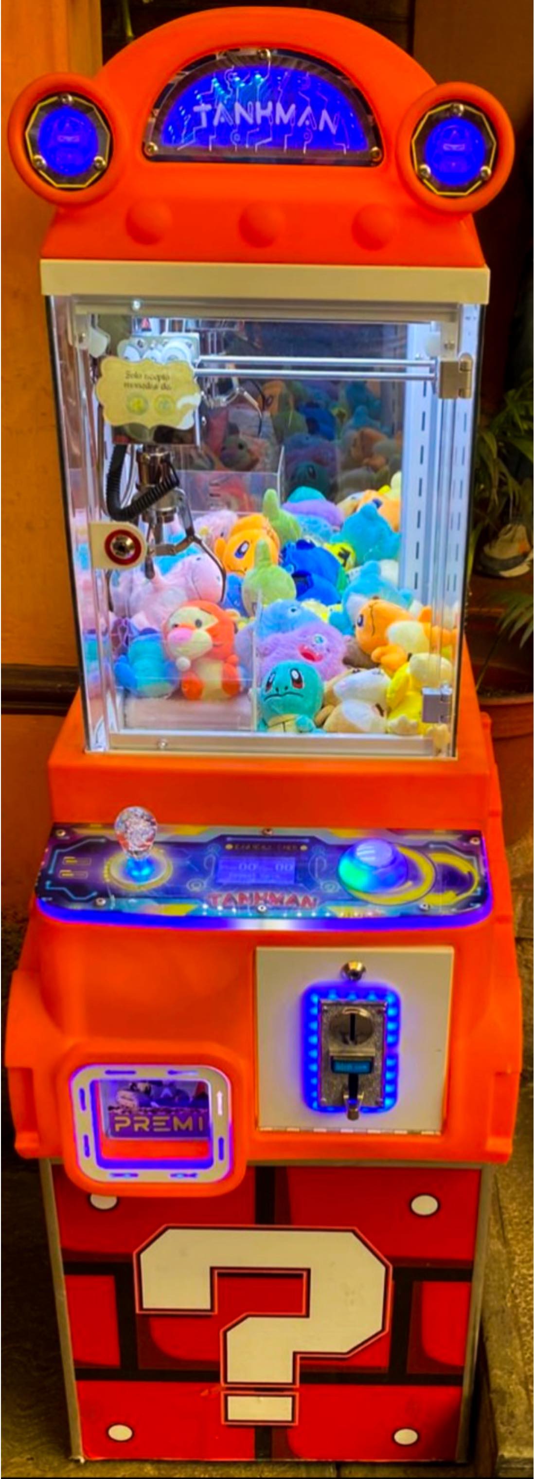 Máquina de Garras Para Niños, Maquina de Peluches Mini, con Luz, 10