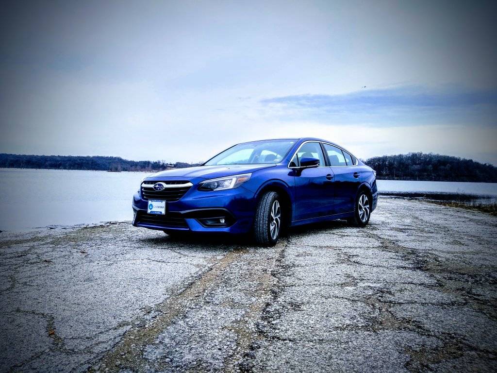 New owner of a dark blue Subaru Legacy