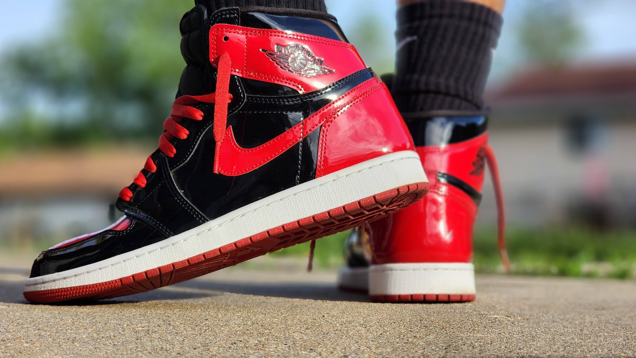 Air Jordan Mid Bred Toe Noble Red All These Years Later And The 