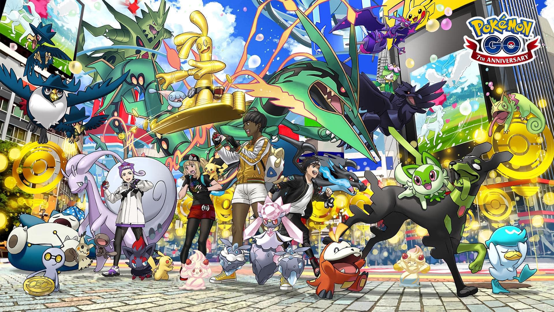 Pokémon GO 10th Anniversary Artwork #pokemon #pokémon #pokemongo