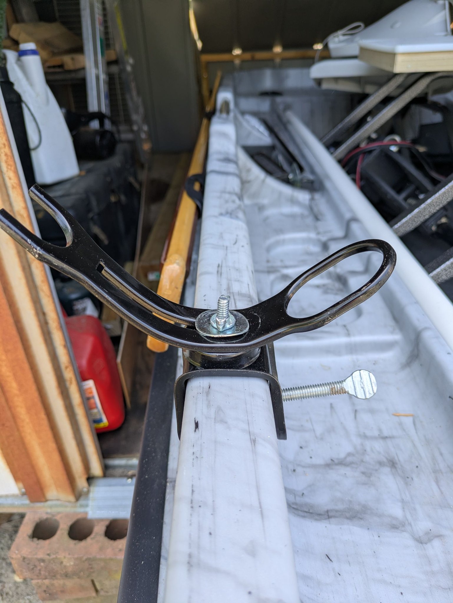 install fishing rod holder on boat SUP | Single Screw Mount How to Install Stainless Steel