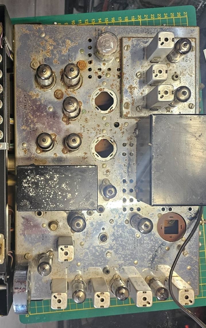 How to restore rusted chrome chassis on McIntosh MX-110Z