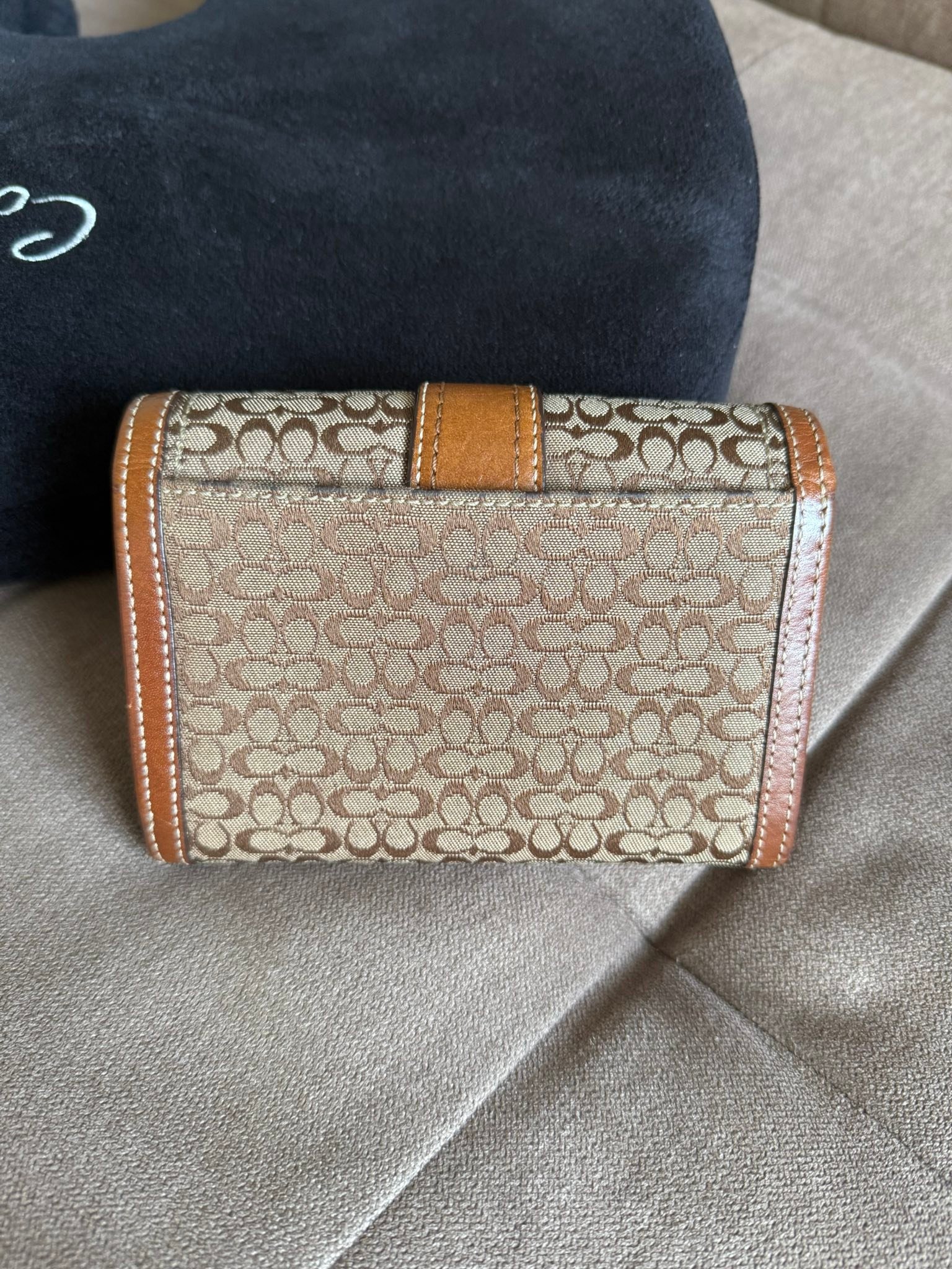 Coach Soho signature wallet for sale