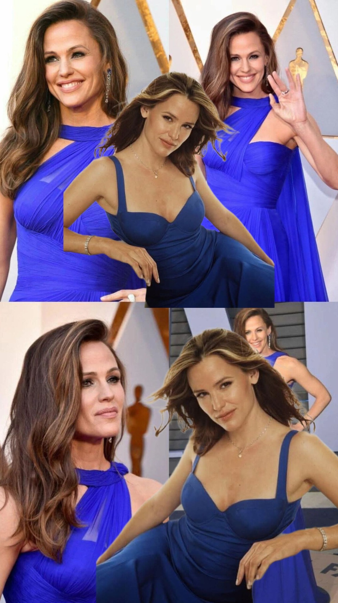 jennifer garner halter dress knows exactly what works for her, and that's no bad thing. For 'The Five-Star Weekend' premiere, she wore a pastel colour-block Greta Constantine Resort 2027 strapless that felt fresh Print dress