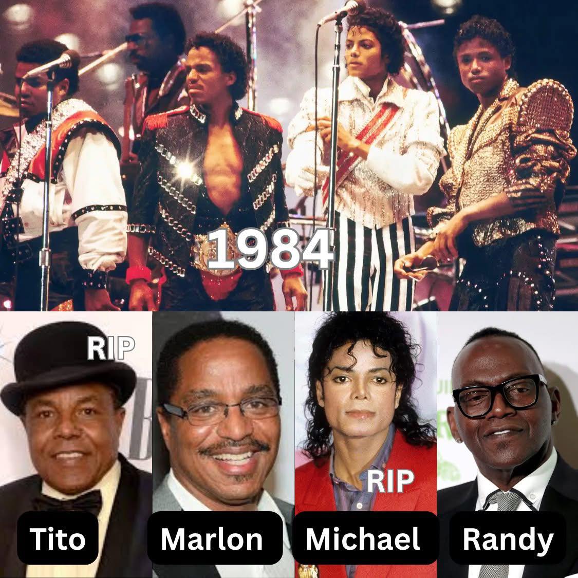 1984 photoshoot of The Jackson's during their Victory Tour 📸