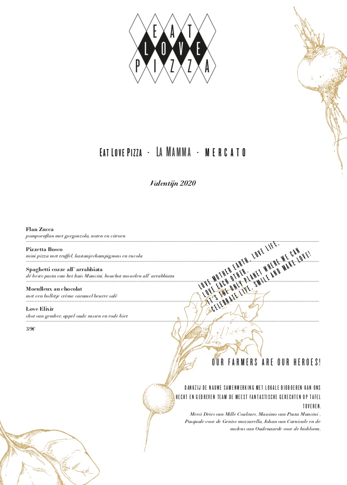 Eat Love Pizza Home Gent Belgium Menu Prices Restaurant