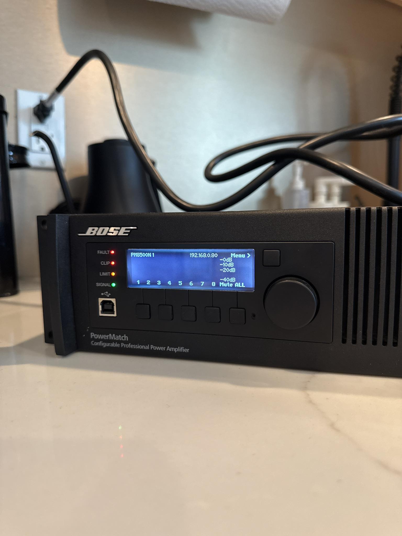 Bose amp not powering after installation