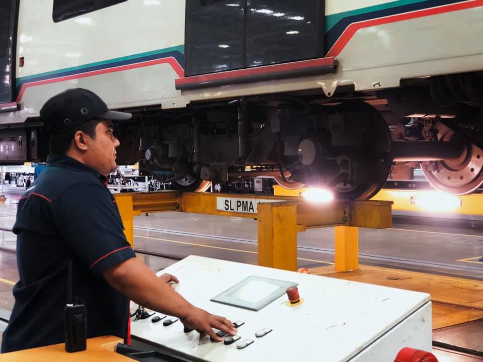 Rapid KL - Tahukah anda, pemeriksaan roda tren MRT...