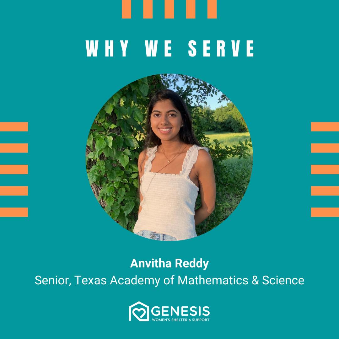 Meet Anvitha Reddy, a senior... - Genesis STAR Teen Auxiliary