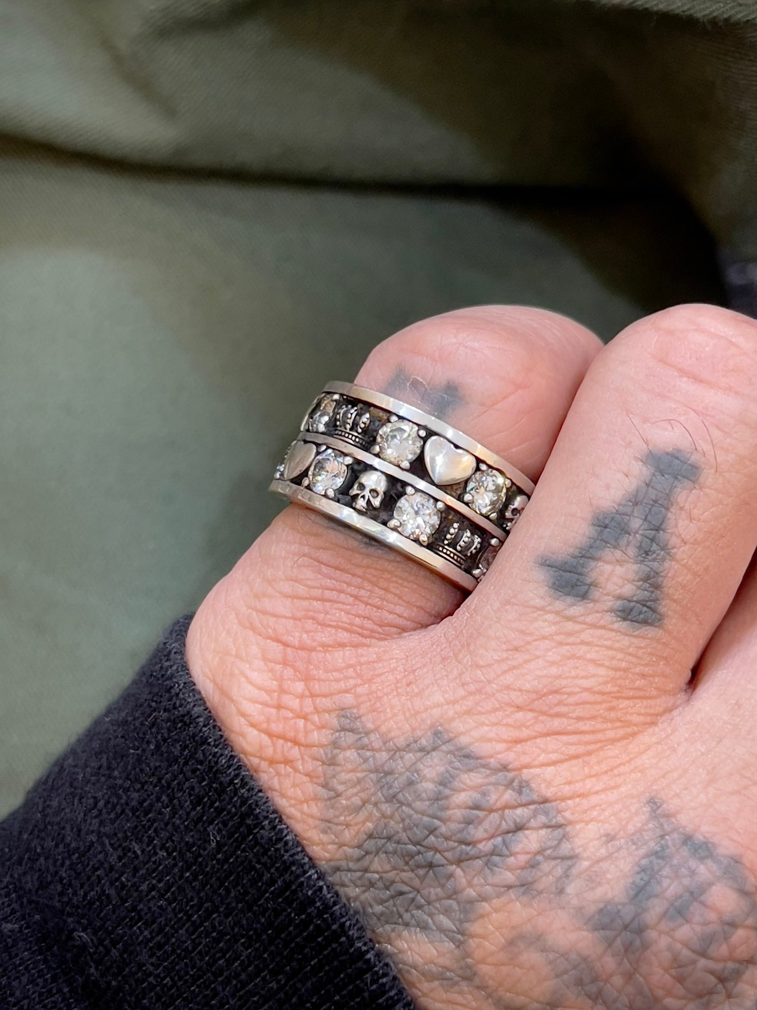 アクセサリー Duo Charm Ring srj580 Justin Davis