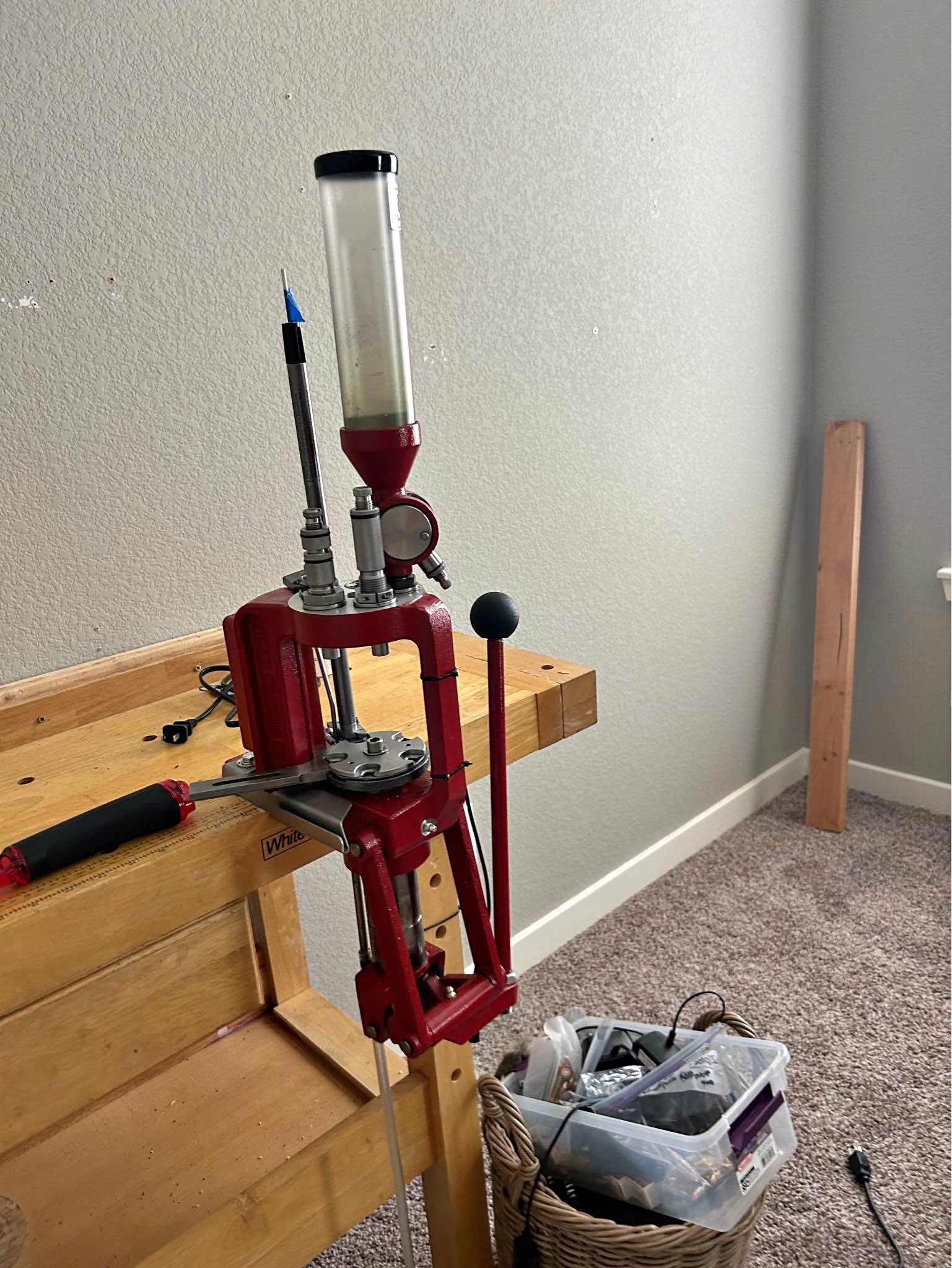 Reloader and reloading table. Contact for more information ...