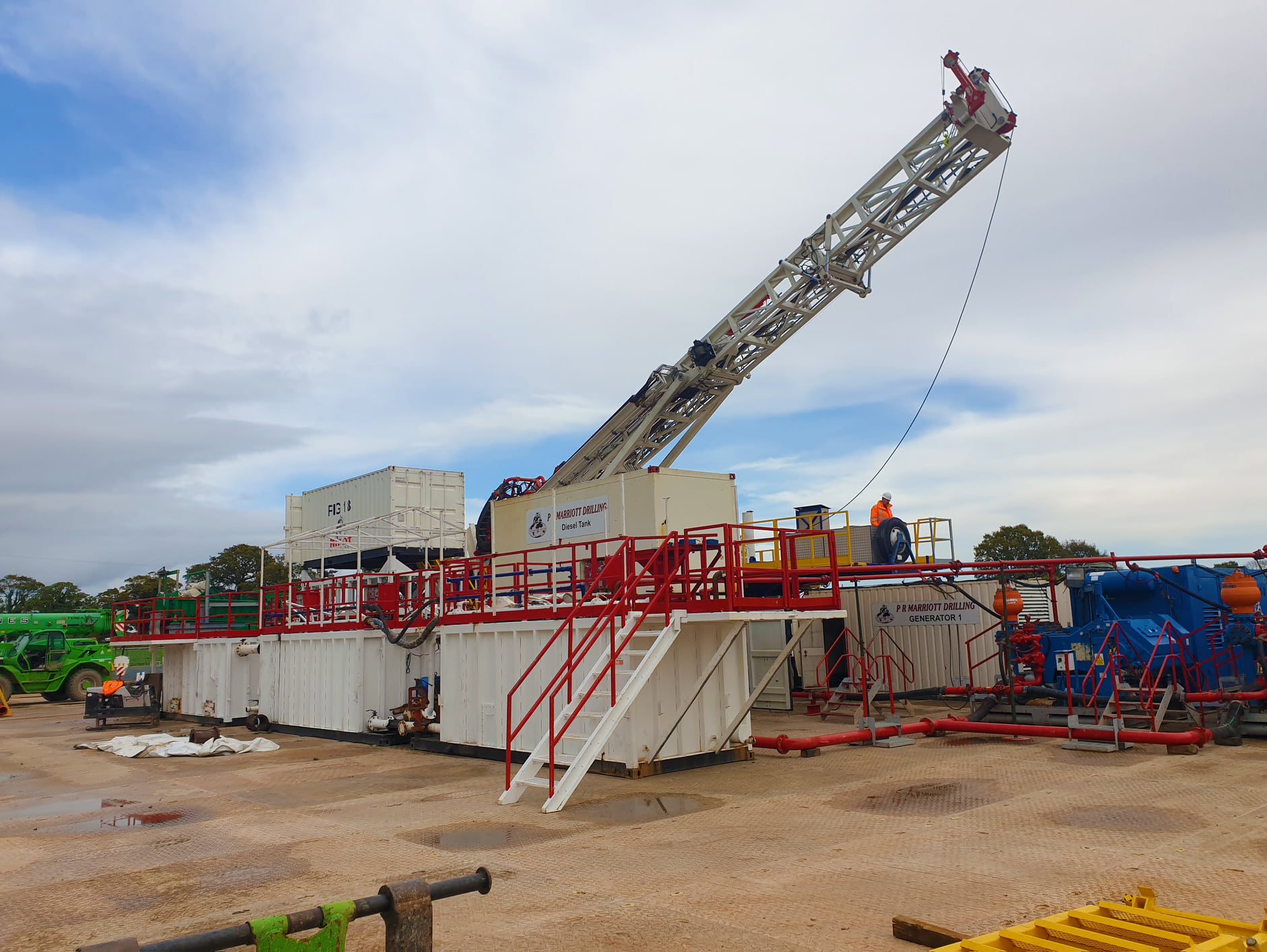 ...and the JET Rig 18 (main coring rig) is vertical! We expect to start ...
