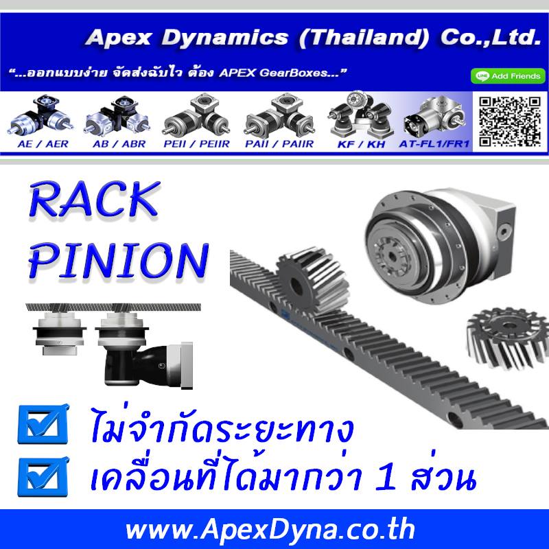 APEX - Rack & Pinion เป็นอีก หนึ่งผลิตภัณฑ์ที่สามารถ แก้ปัญหา Ballscrew ...