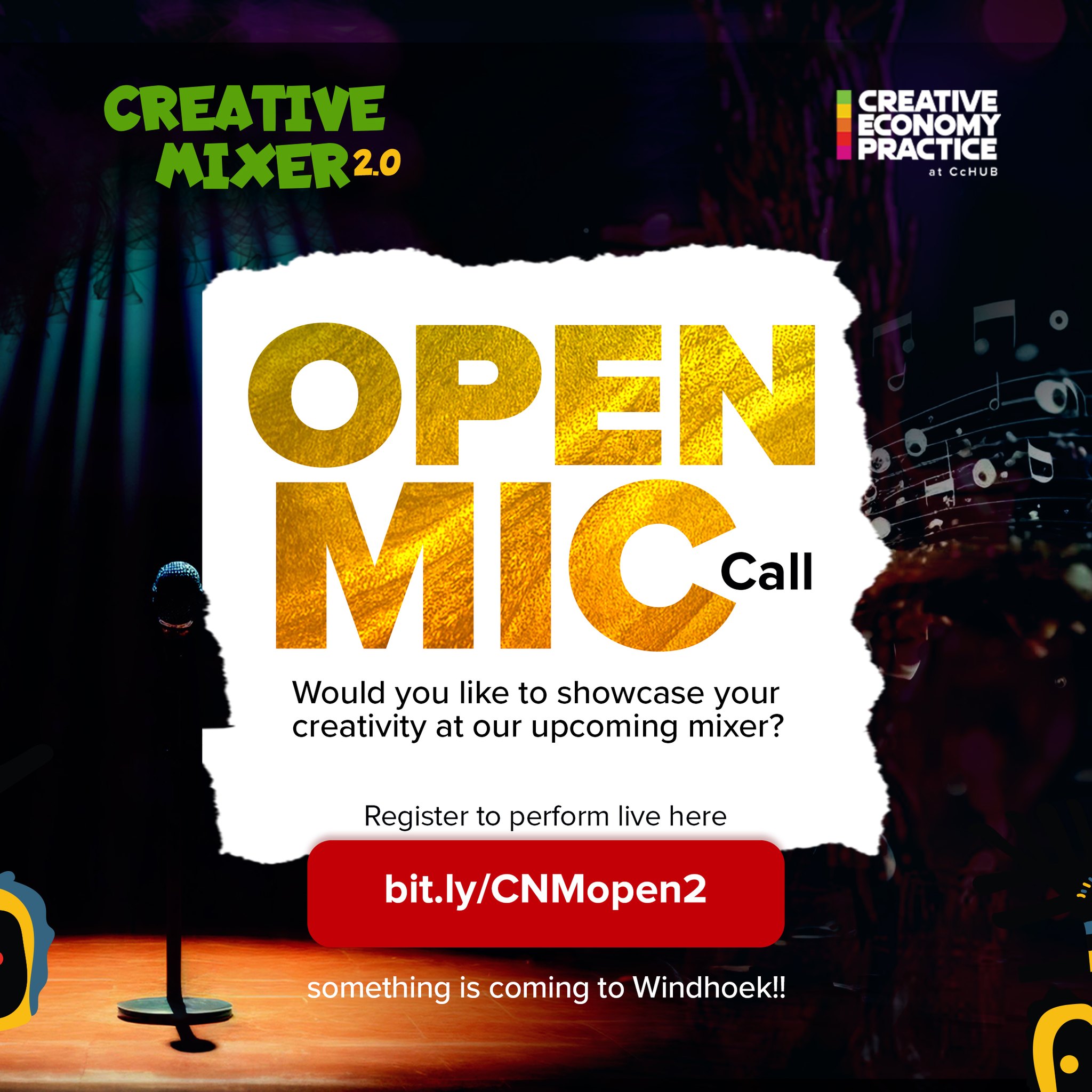 Cchub_namibia - Applications are still on for artists,...