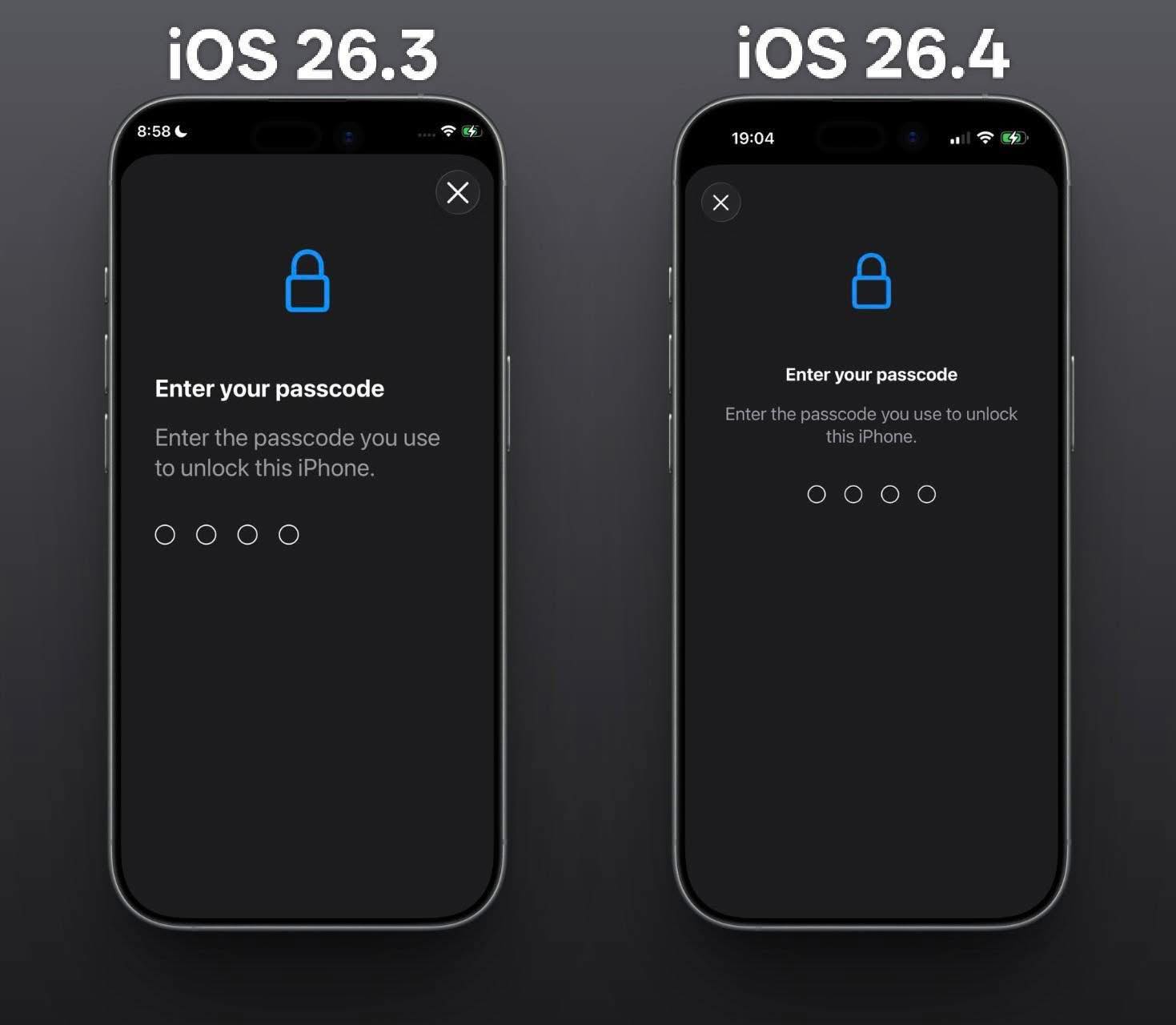 iOS | iOS 26.3 vs iOS 26.4 👀 | Facebook