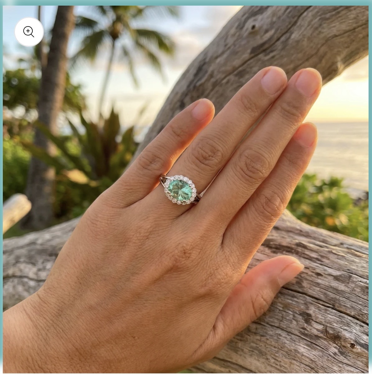 Is 14k emerald and diamond ring worth $1900? display picture 1