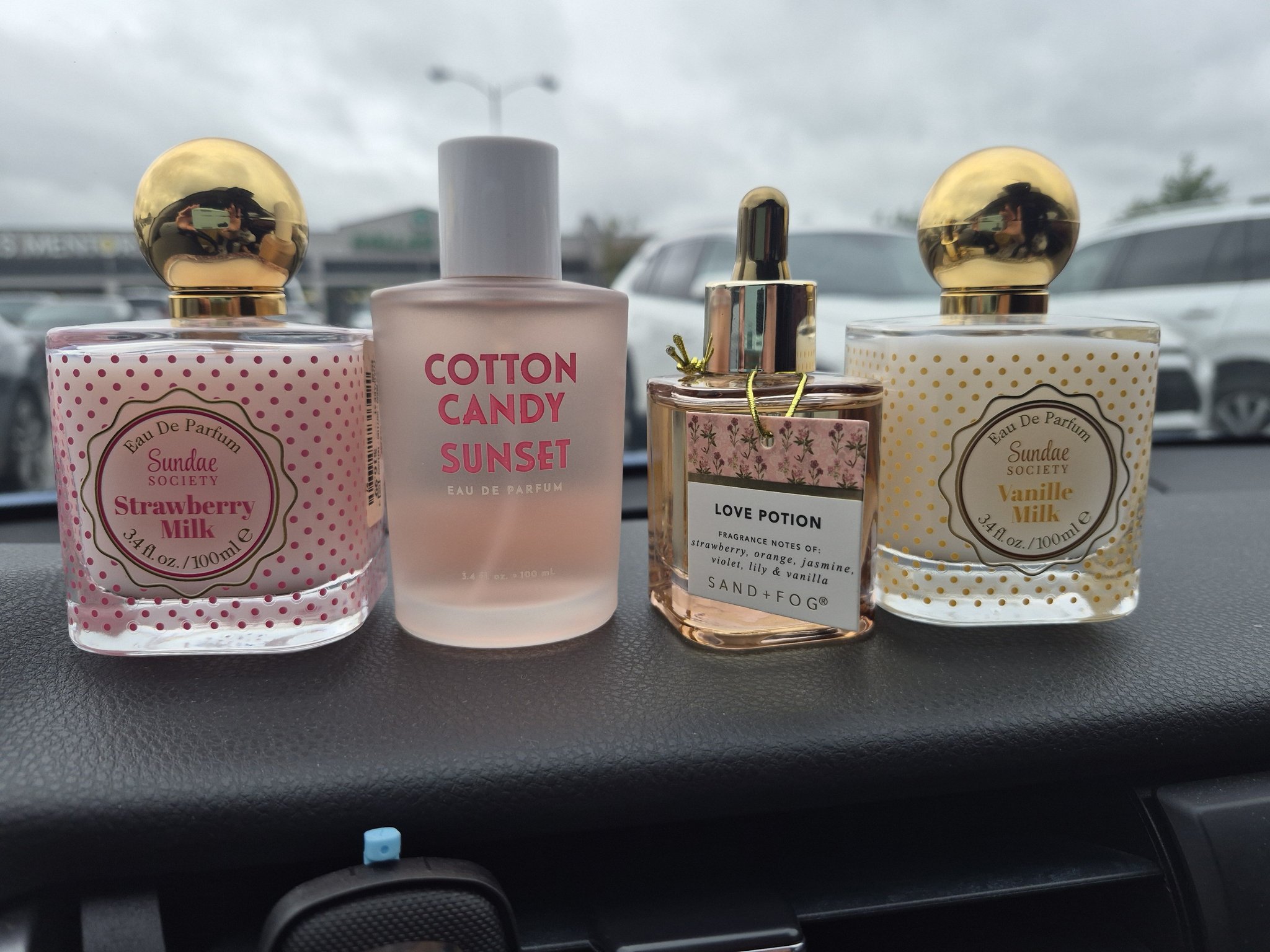 TJ Maxx perfume haul featuring Sundae Society and Love Potion
