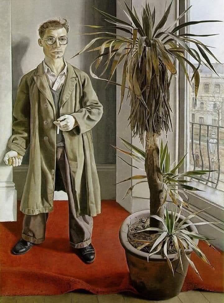 Lucian Freud (1922-2011) The Painter's Room 1944 Bridgeman Art Library