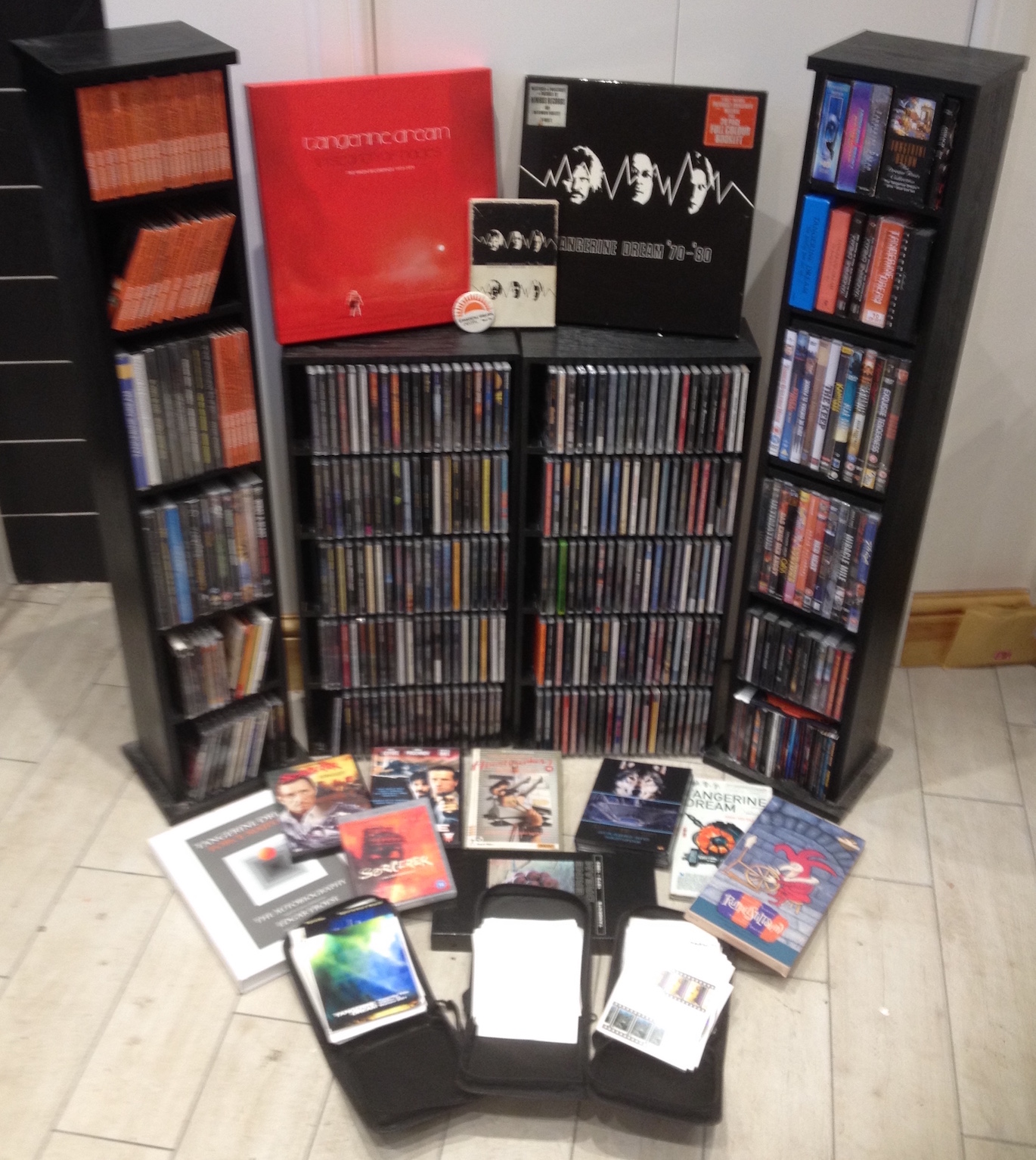 Tangerine Dream - Tangents 1973-1983. 5-CD box set. 4 CDs with 