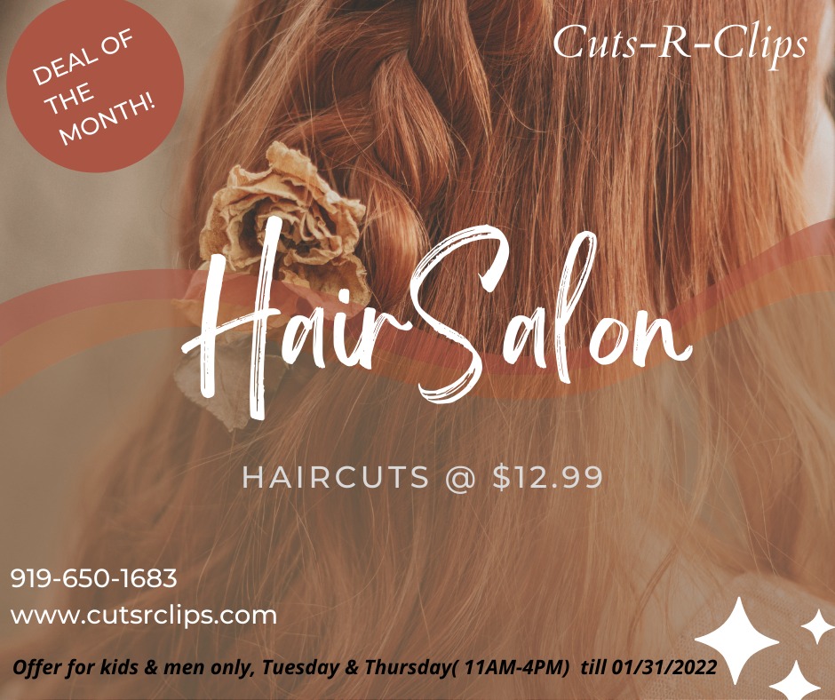 Cuts-R-Clips, - Haircuts at Cuts-R-Clips @ $12.99. Get that stylish ...