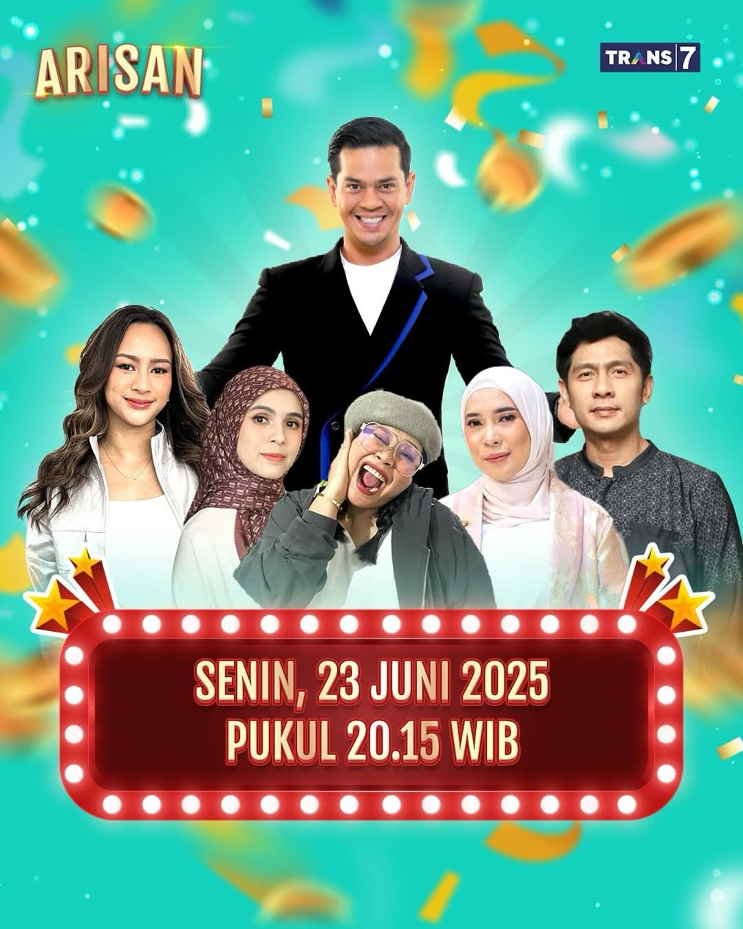 ARISAN TRANS7 󱢏 | Kapten malam ini : Astrini Putri, Nycta Gina, Okky ...