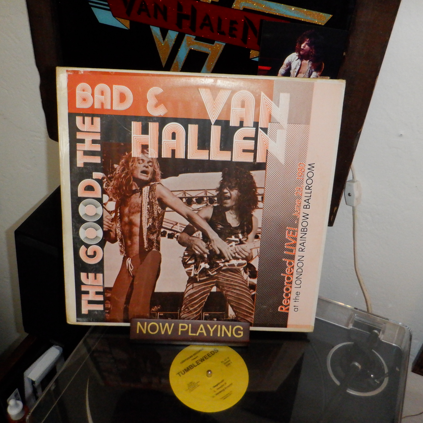 Van Halen live at Rainbow Ballroom in London 1980