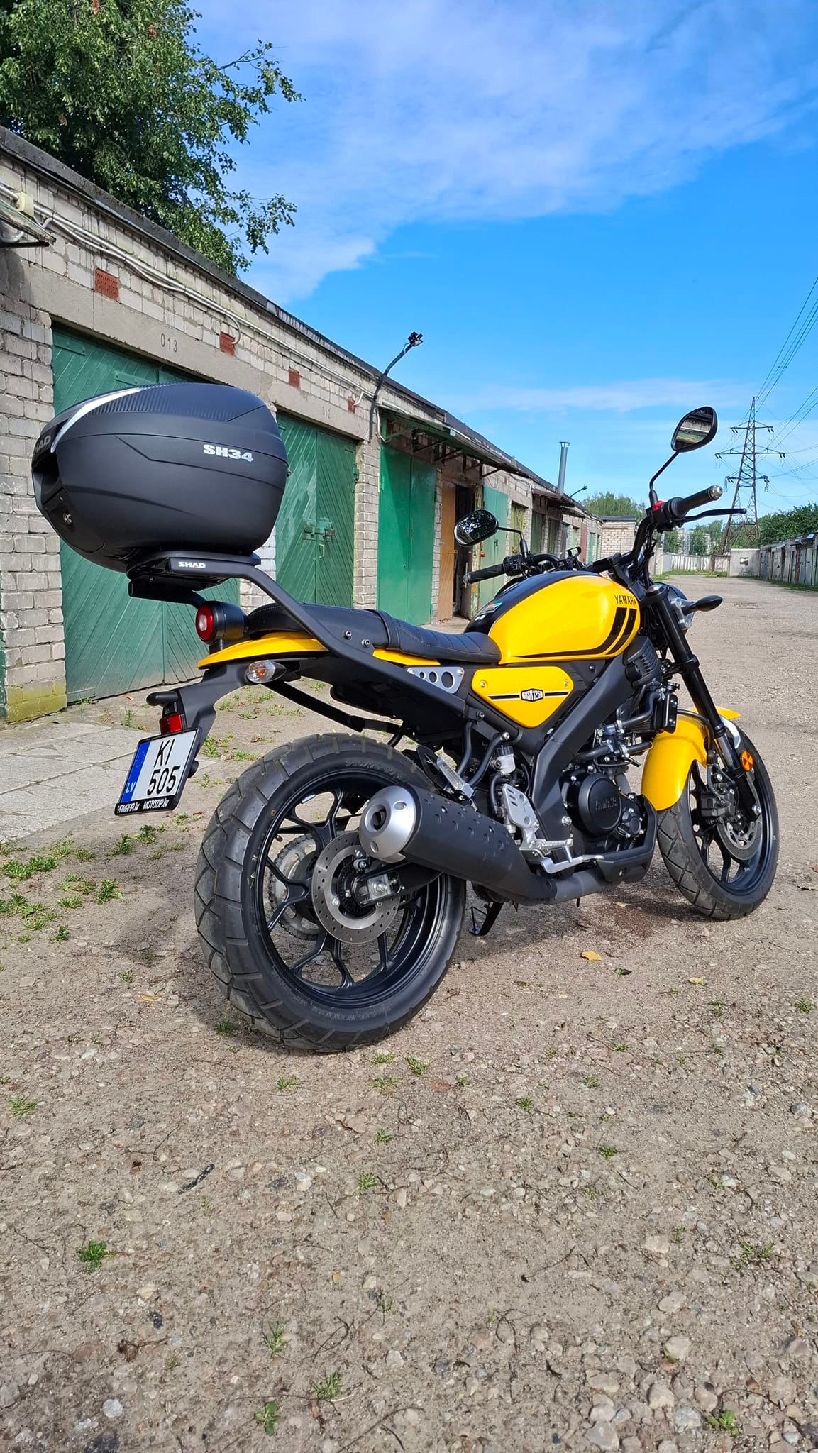 3P System Fixations Valises Latérales Yamaha XSR 125 - SHAD