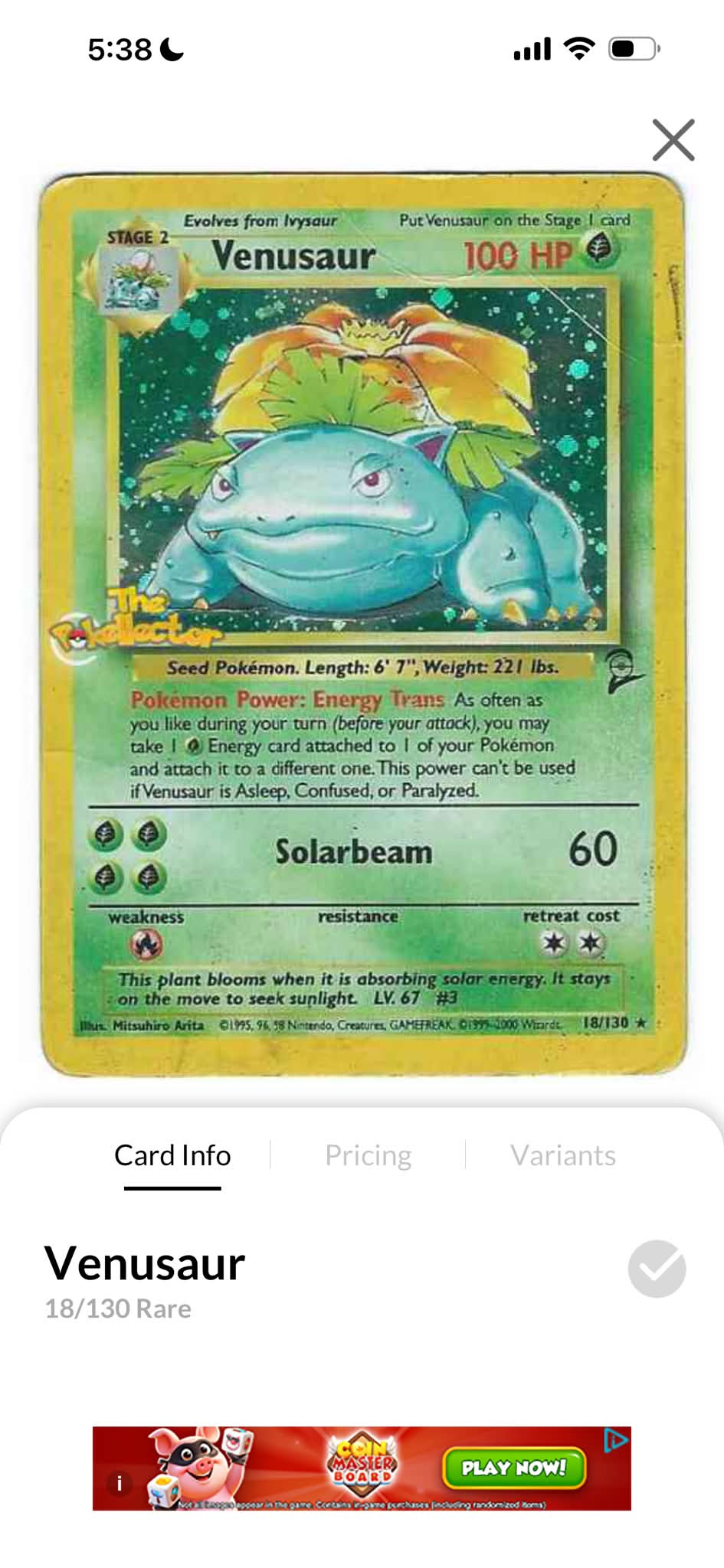 venusaur holographic pokemon card value - Venusaur-EX (1/83) - Generations Celebrate the legacy of your favorite tabletop game with this Venusaur 1996 Pokemon Base Set Japanese Rare #3 PSA Authenticated 9 Card Venusaur-Holo #3 Prices | Pokemon