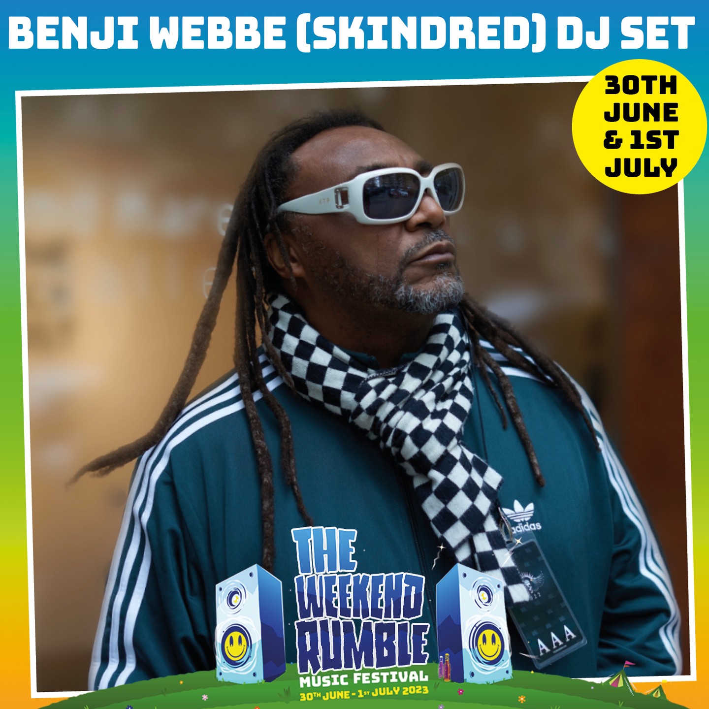 The one and only Benji Webbe... - The Weekend Rumble