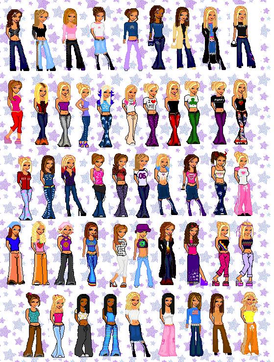 DollzMania was a highly popular website in the early 2000s that allowed users to create and dress up custom pixelated avatars. It was a massive digital playground during the MySpace and LiveJournal
