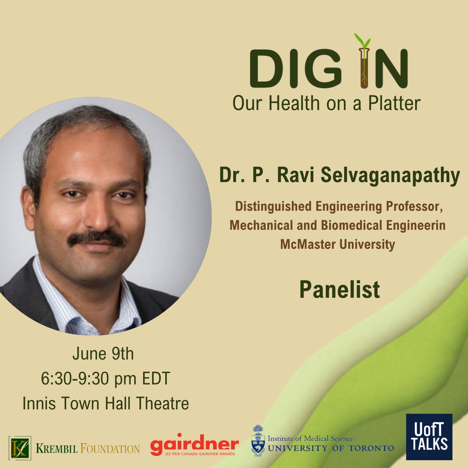 UofT Talks - 🍒Introducing our third speaker, Dr. P. Ravi...