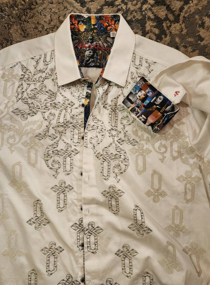 Chemise Robert Graham Édition Limitée The Lindemann - N°390/440, Soie, Taille 4XL, Multicolore - Occasion Parfait État