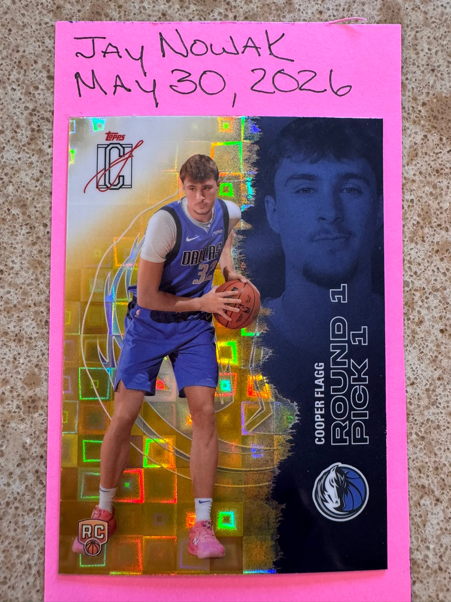 2025-26 Topps Signature Class Cooper Flagg rookie card