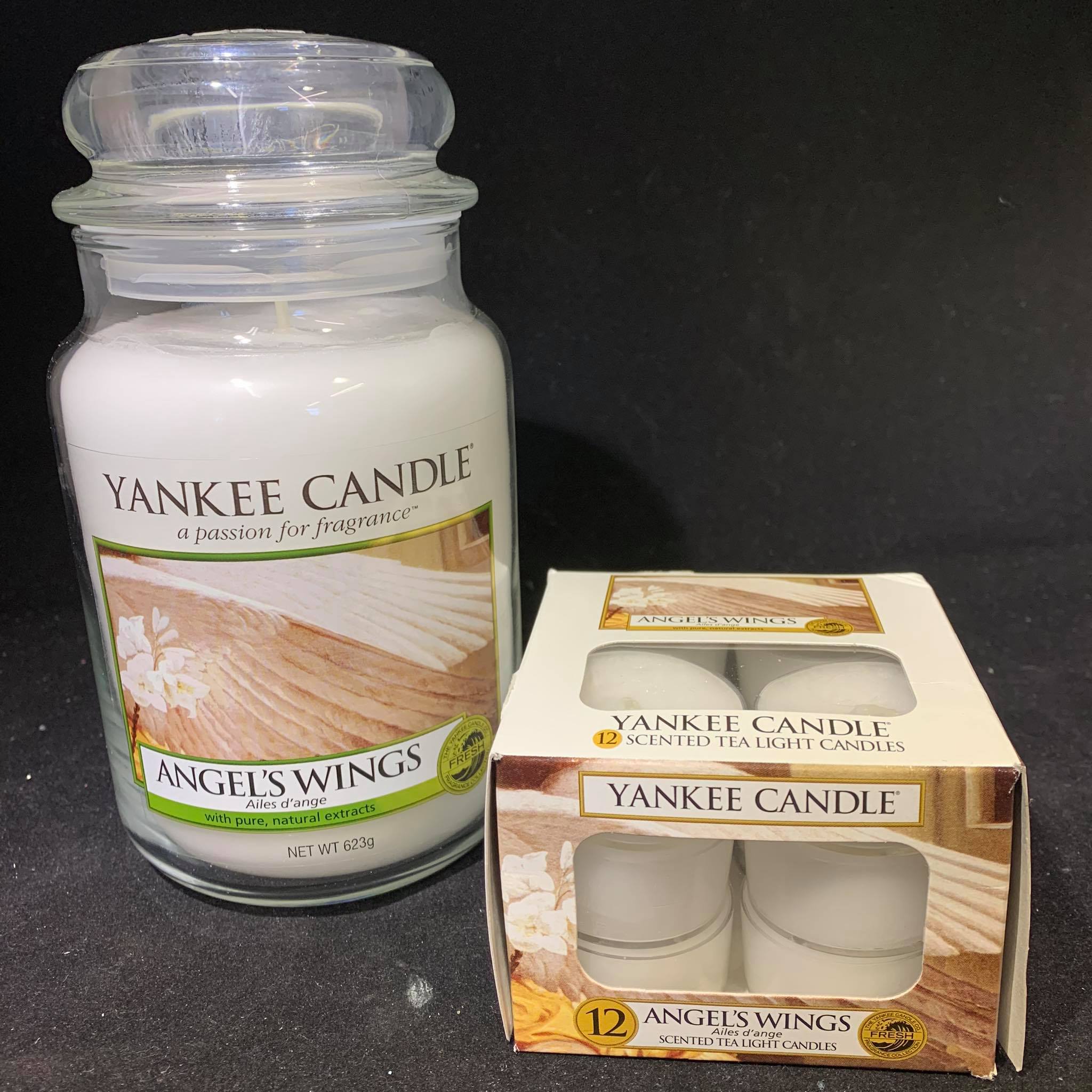 Out of this world, Yankee Candle Angels Wings. A heavenly fragrance of joyful sweet spin sugar, petals and divinely smooth vanilla! One of our favourites. Available in the shop or online at