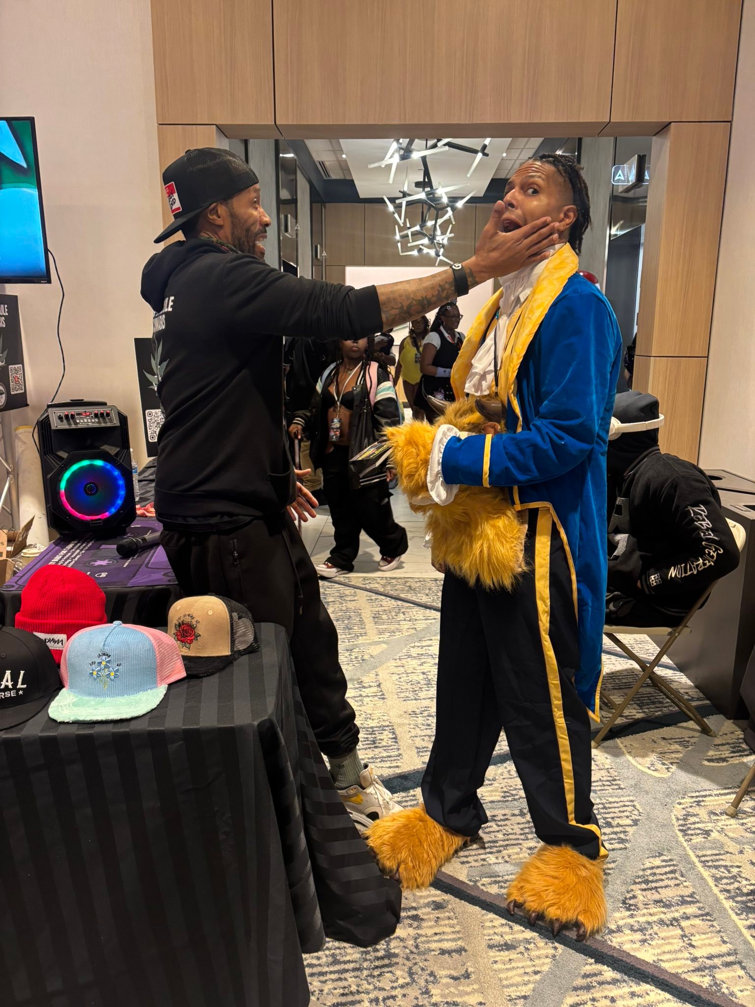 Me, getting the shit slapped outta me by da funk doc himself, red 