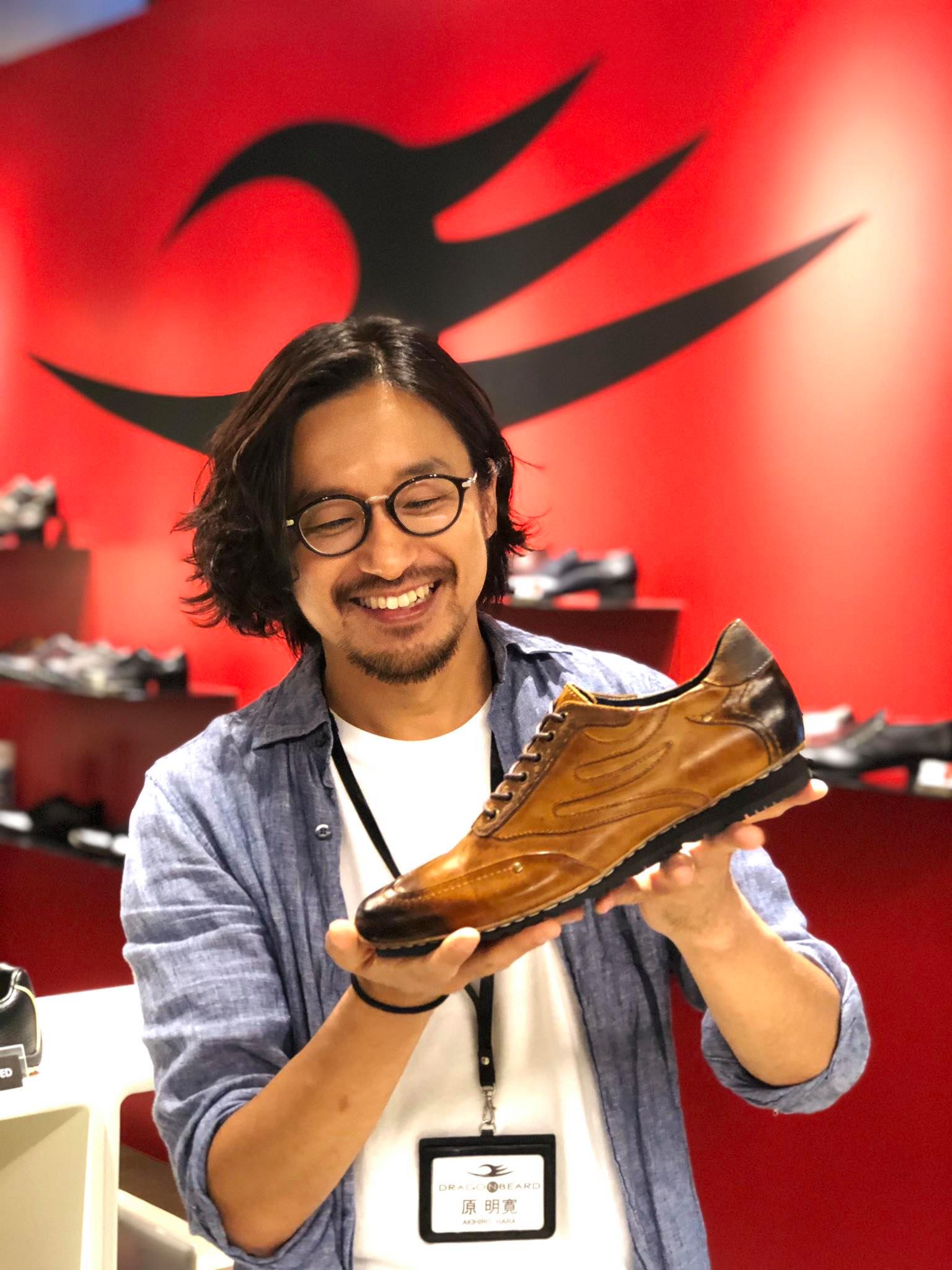 ドラゴンベアード渾身のレザースニーカー✨✨ 【直営店限定品】 BLACK