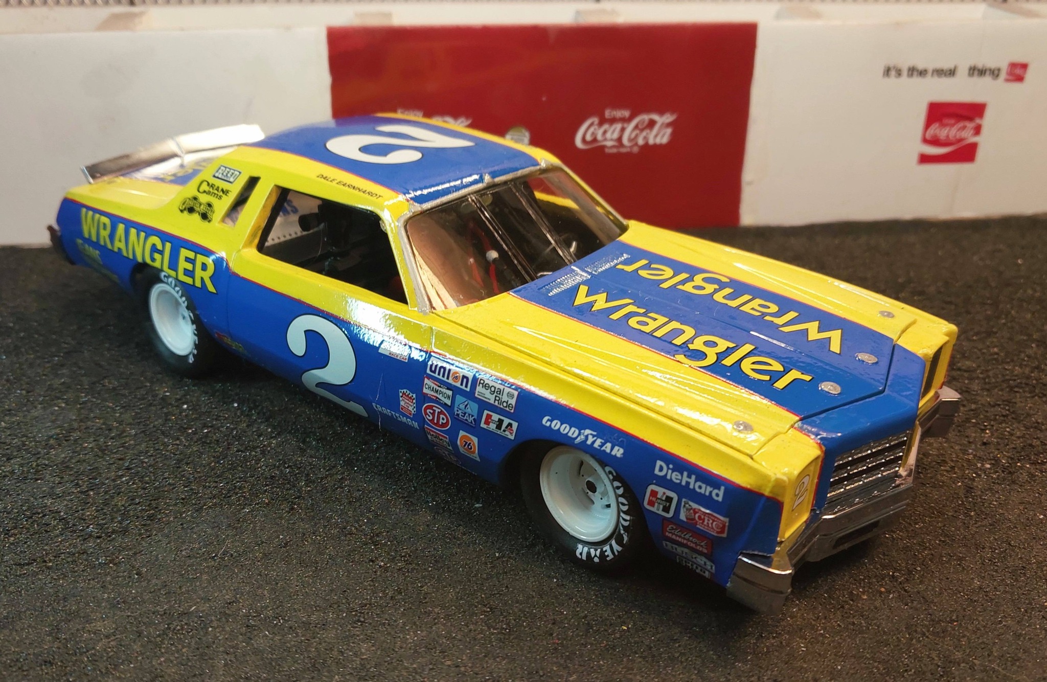 Dale Earnhardt's Wrangler Monte Carlo complete. Thanks for looking