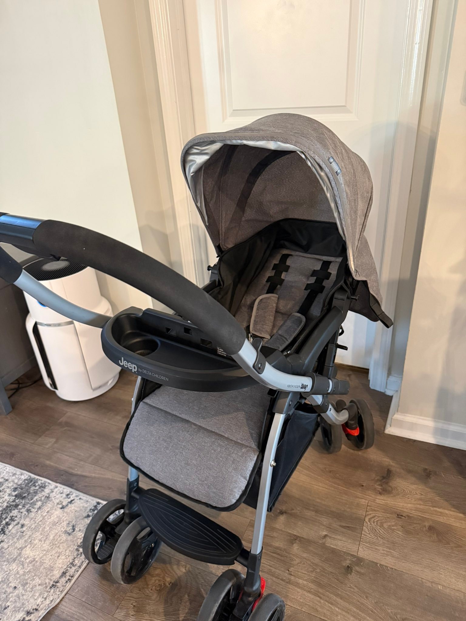 chicco le modular stroller Corso Quick-Fold Stroller, 2025, Tidal all black jansport backpack YGroup_Essential12 keeping the stroller closed Strap Color:Leopard Leather