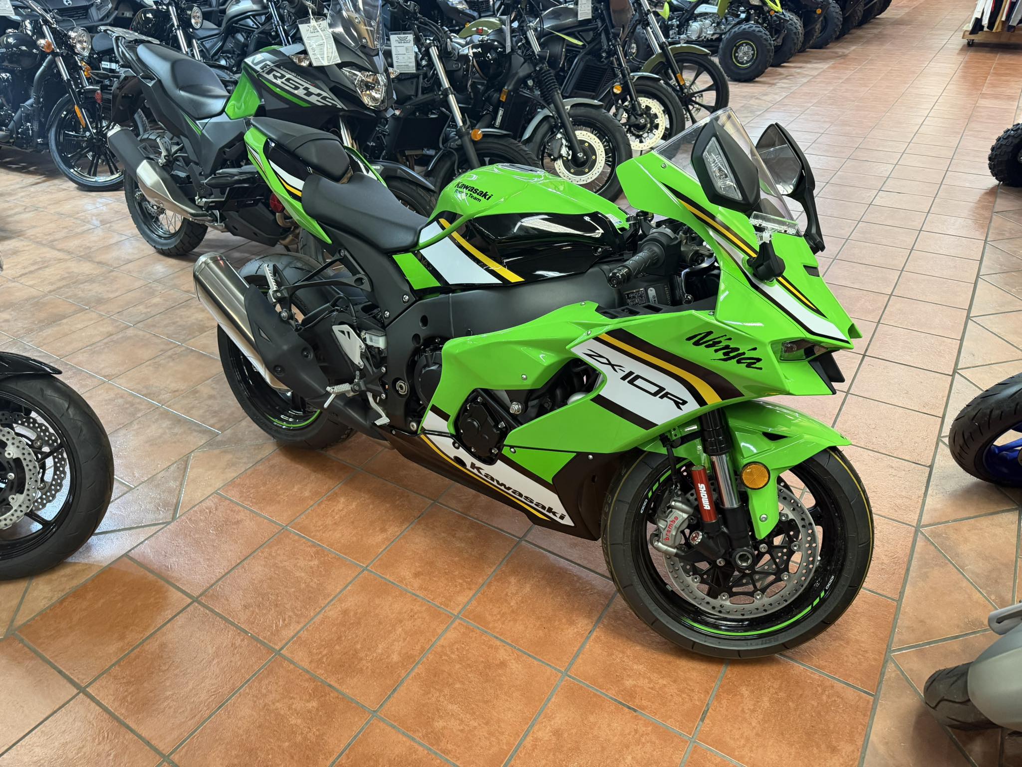 みどり様 What are the part numbers for green fairings on a Kawasaki Ninja