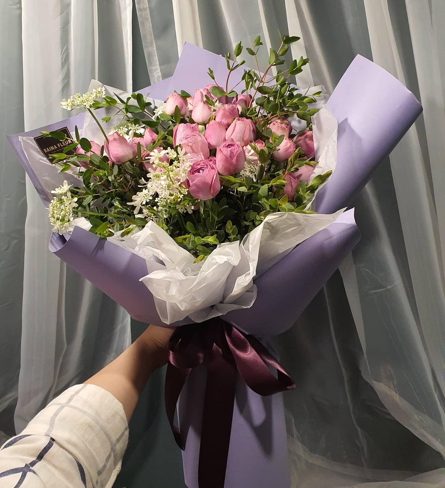 raina_fleur - #라벤더레이스 한단 몽땅 포장했어요~♡ 한단이 절대 작지 않아요~^^