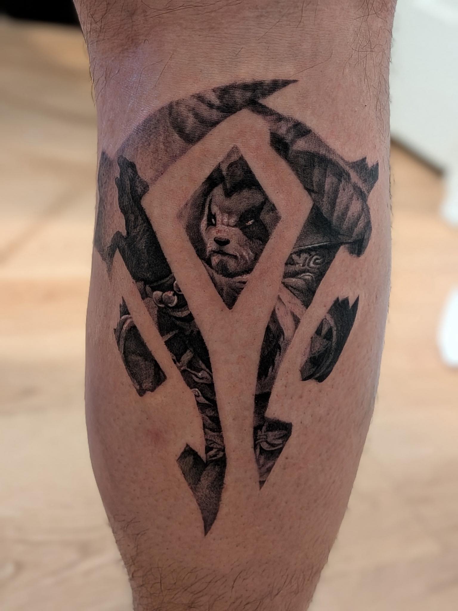 Just got my First wow tattoo, I love the horde and my panda monk